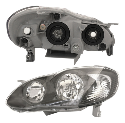Farol Dianteiro Corolla Fielder 2005 A 2008 Foco Duplo