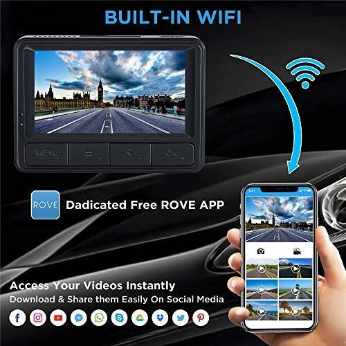 Rove R1 Wifi Dash Cam 1080p Fhd Built In Sony Cmo Sensor Gm