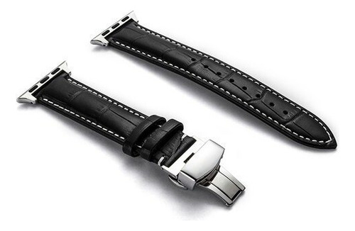 Correa For Apple Watch Band 41 45 42 38 Mm,de Piel,se 8 7 6