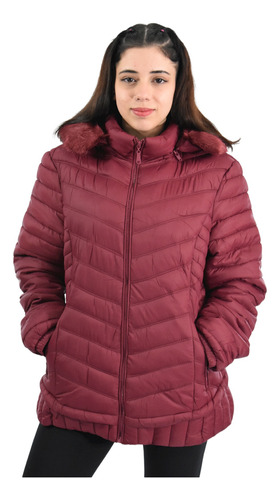 Campera Inflable Mujer Yd Corta Impermeable Invierno 80026 