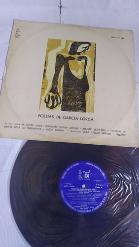 Poesias De García Lorca En La Voz De Vários Disco De Vinil 