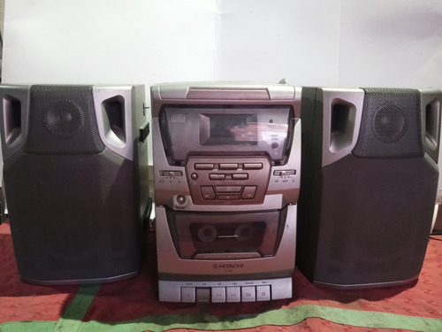 Minicomponente Hitachi Cassette Y Radio 