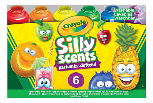 Crayola Silly Scents, Pintura Lavable Para Niños, Pintura Pe