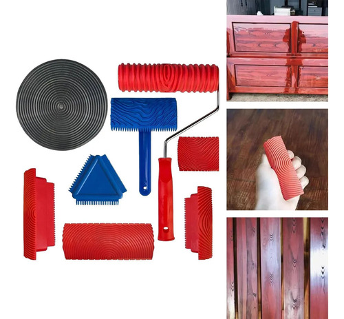 Set De 8 Unidades De Herramientas Para Madera Granulada