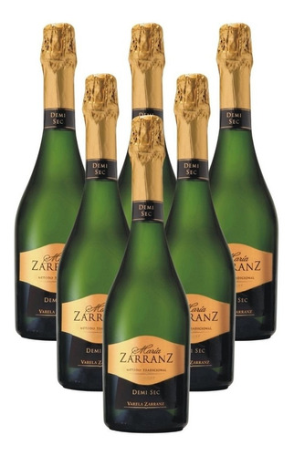 Champagne Maria Zarranz Demi Sec 750 Ml X 6 Unidades