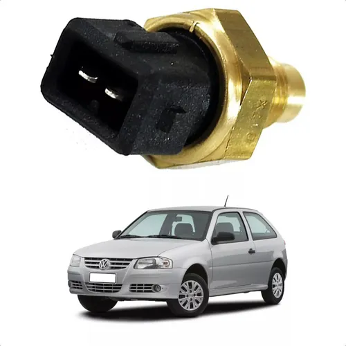 comprar Bulbo Sensor Temperatura Motor Vw Gol 1.0 1.4 1.6 1.8 Negro