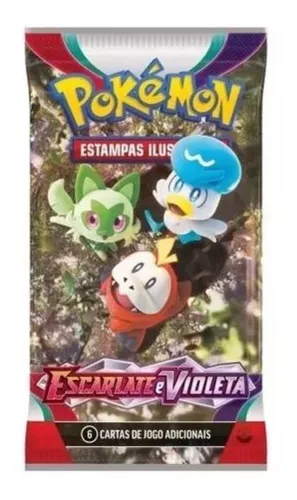 Booster Box 36 Pacotes Escarlate e Violeta COPAG Original Cartas