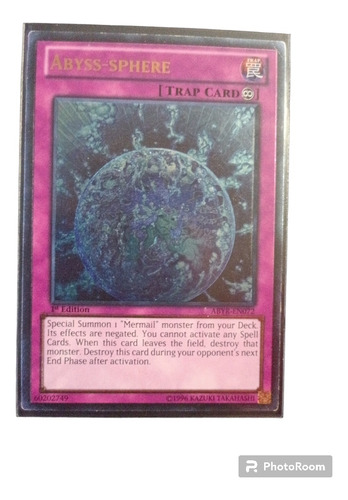 Abyss-sphere Ultimate Rare 1st Edition Abyr-en072