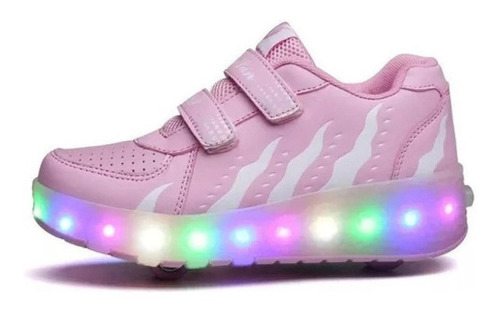 Zapatillas De Niños Led Patines De Ruedas