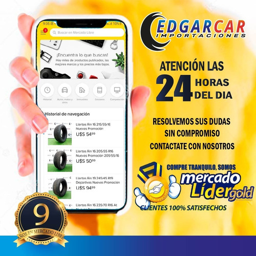 Imagen 5 de 5 de Aros Rin 17 4 Huecos Automovil R17 4h Nuevos Promocion