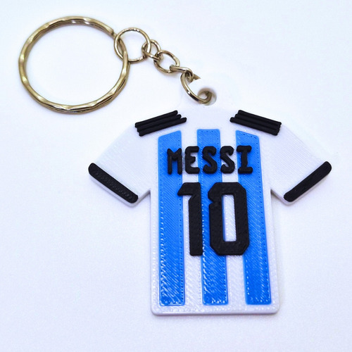 Llavero Souvenir 3d Argentina Messi X 35 Unidades Makeme