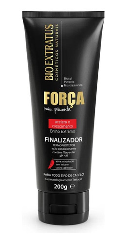 Finalizador  Força Com Pimenta 200 G  Bio Extratus K517