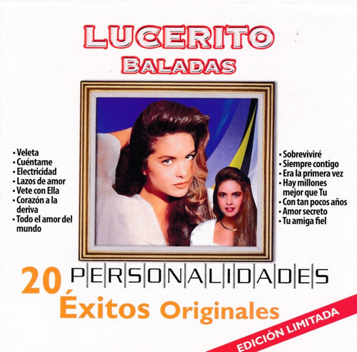 Cd Lucerito 20 Éxitos Personalidades Nuevo Cerrado Lucero!