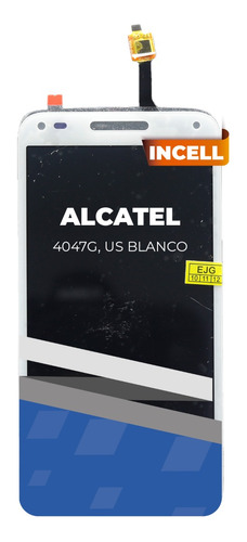 Lcd Para Alcatel U5 , 4047g Blanco