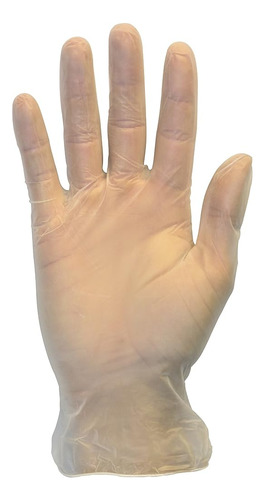 Guantes Desechables De Examen De Vinilo: Transparentes, De G