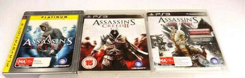 Assassin's Creed 1 2 Y 3 Juegos Ps3 Fisico