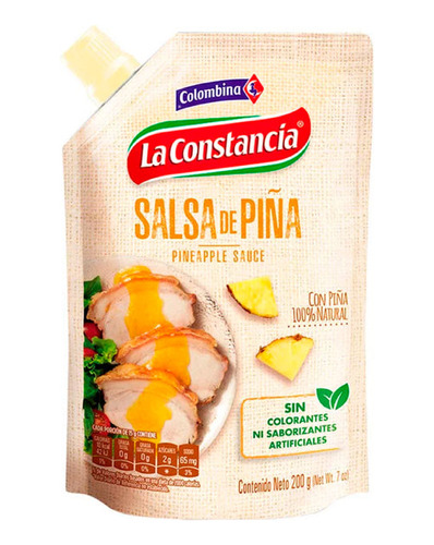 Salsa Piña Bolsa 200g Constancia - g a $34