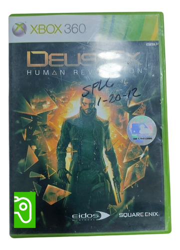 Deus Ex: Human Revolution Juego Original Xbox 360 (Reacondicionado)
