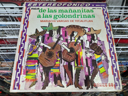 Lp De Las Mañanitas A Las Golondrinas En Acetato,long Play