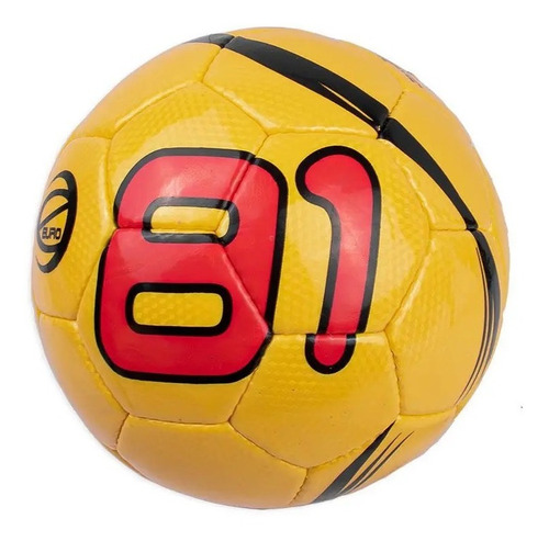 Bola Euro 81 Futuro Microfibra Futsal Cor Amarelo