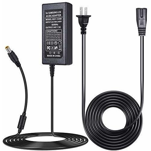 Soulbay - Cable De Alimentación De 14 V Para Monitor Samsung