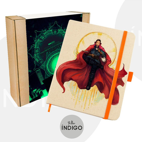 Libreta  Dr. Strange Personalizada  Pasta Dura Artesanal