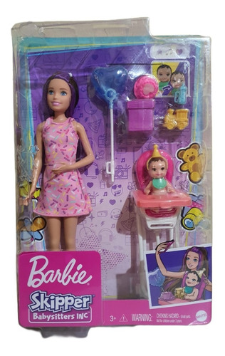 Barbie Skipper Babysitter Inc Happy Birthday Niñera Cumpleañ