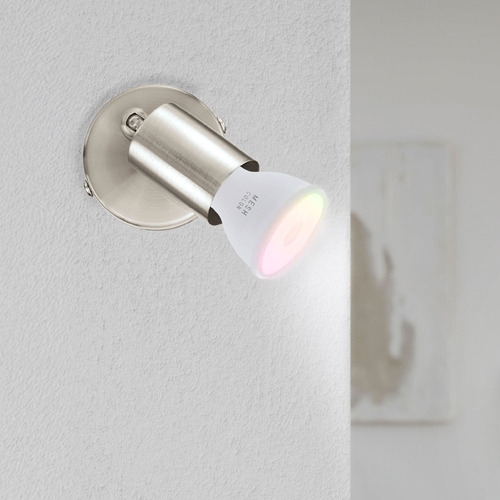 Ampolleta Led Gu10 L59 Dm50 2765k 5w +rgb Cod.11856 Luz Blanco Frío