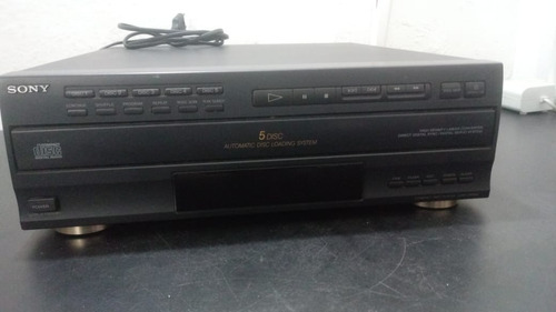 Toca Cd Sony Carrossel 5 Discos Cdp-c505m( No Estado )