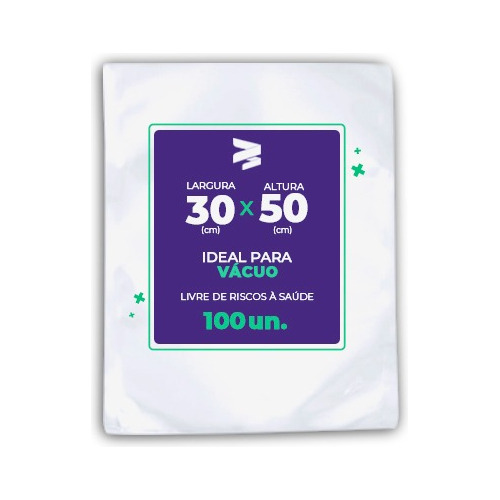 Embalagem / Sacos A Vácuo 30x50 - 100 Und