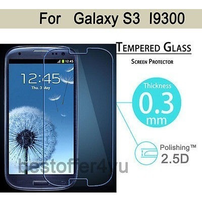 Vidrio Templado Samsung S3 I9300 Tempered Glass Nuevo
