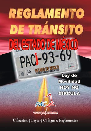 Libro Reglamento De Transito Del Estado De Mexico L Original