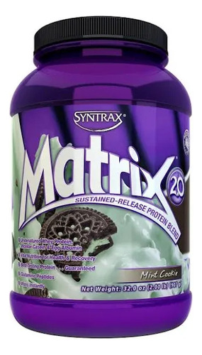 Whey Matrix 2.0 (mint Cookies) Syntrax - 907g Sabor Mint Cookies