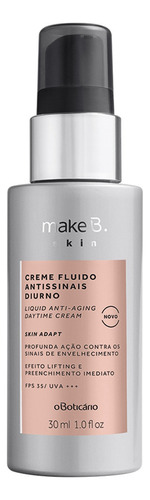 Crema fluida antisignos Make B. Skin Day 30 ml Tiempo de aplicación Día/noche Tipo de piel: mixta, normal, seca, de todo tipo, sensible, grasa