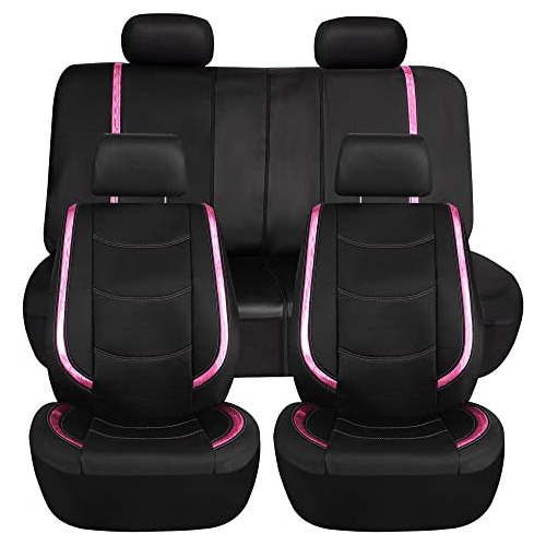 Fundas De Asiento Rosa Automóvil, Juego Completo De Si...