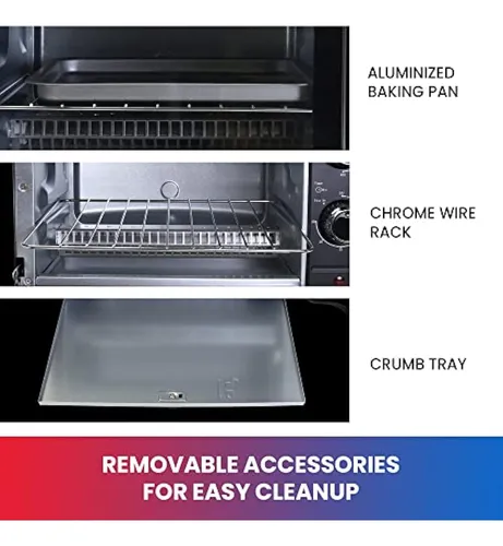 Horno Tostador Total Chef Para 4 Rebanadas, Pequeño Y Compac