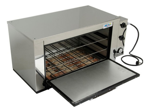 Horno Pizzero Eléctrico Para 6 Moldes C/rejilla Lourdes Prem