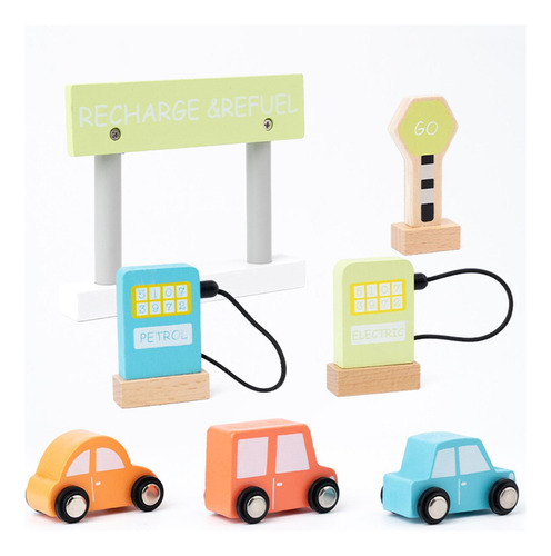 Conjunto De Brinquedos Para Estacionamento De Carro,