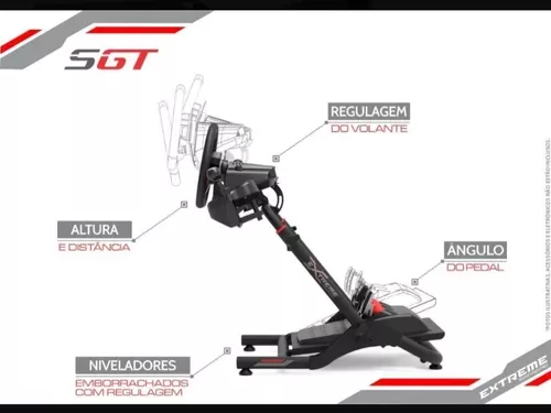 Suporte Para Volante Cockpit Simulador Sxt V2