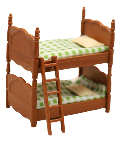 Casa De Muñecas Litera Cama Con Dosel Cama De Dos Pisos