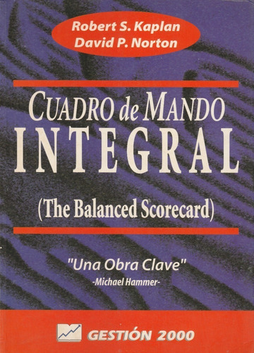 Libro Fisico Cuandro De Mando Integral Robert S Kaplan