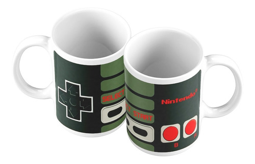 Taza Mug 11oz Mando Joystick Nes Nintendo Game Retro