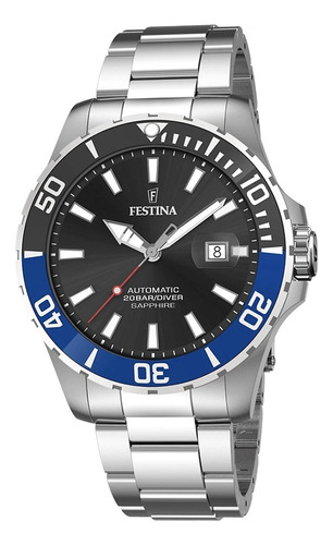 Reloj Festina Automatico F20531/6 De Acero Para Hombre