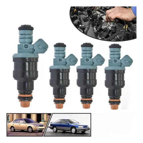 4pcs Inyectores De Combustible Para Hyundai Accent Scoupe Ls