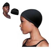 Comprar 2 Toucas De Pressão Wave Cap Touca De Nero Para Tranças Wig. Preto