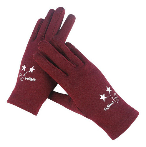 Guantes Cálidos Con Forro Polar Para Mujer, Invierno Y Exter