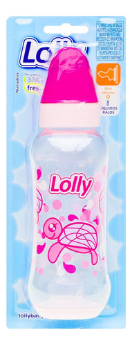 Mamadeira 250ml Oceano Silicone Ortodôntica Rosa Lolly