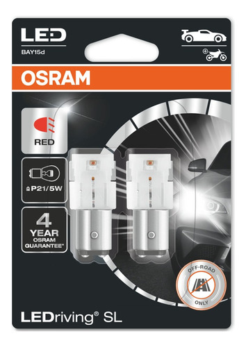 Lampara Posición Y Freno Led 2 Polos Osram P21/5w