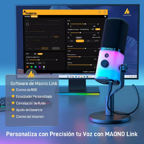 Microfono Maono Pd100x Rgb