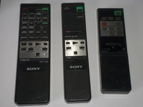 Controles Sony-videocastera Vhs,beta Y Tv-rmt-v115b-v600-156